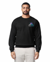 Custom Adult Crewneck Sweatshirt – Front Logo and Full Print Back