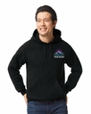 Custom Adult Pullover Hoodie – Front Logo and Full Print Back