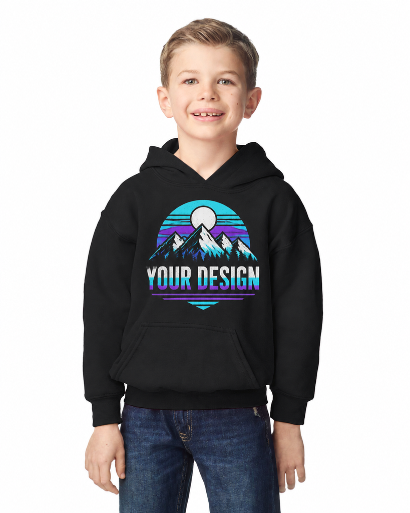 Custom Youth Pullover Hoodie – One-Sided