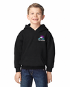 Custom Youth Pullover Hoodie – Front Logo and Full Print Back