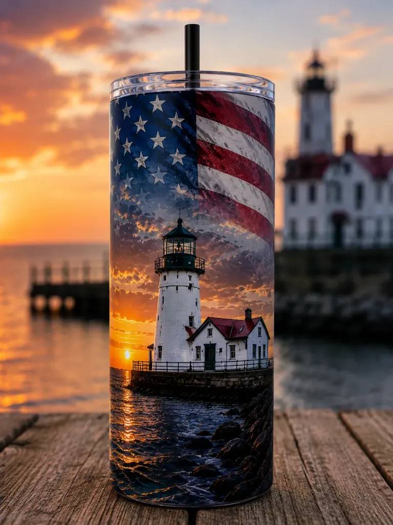 Ashtabula Light House Tumbler