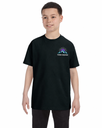 Custom Youth T-Shirt with Front Logo and Full Print Back