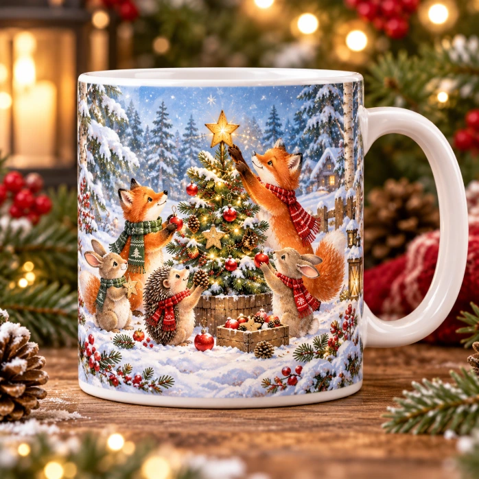 Christmas 2026 Woodland Christmas 11oz Coffee Mug