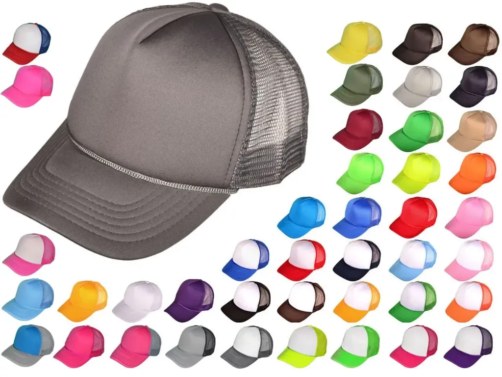 [3025-DTF] Custom DTF Hat – Foam-Front 5-Panel Trucker (3025)
