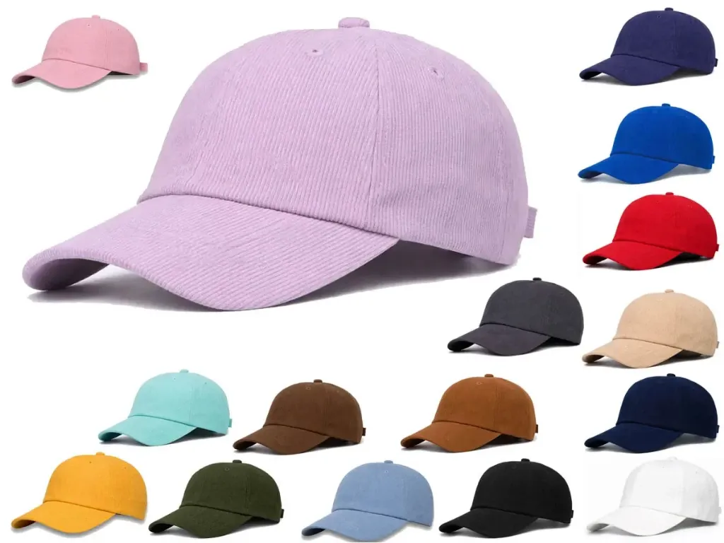 [5398-DTF] Custom DTF Hat – Corduroy Strapback (5398)