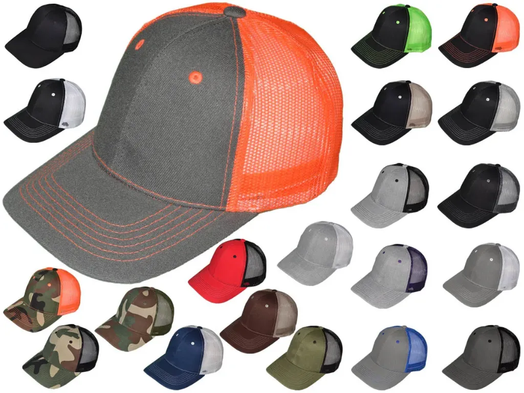 [5376-DTF] Custom DTF Hat – Youth Structured Mesh Trucker (5376)
