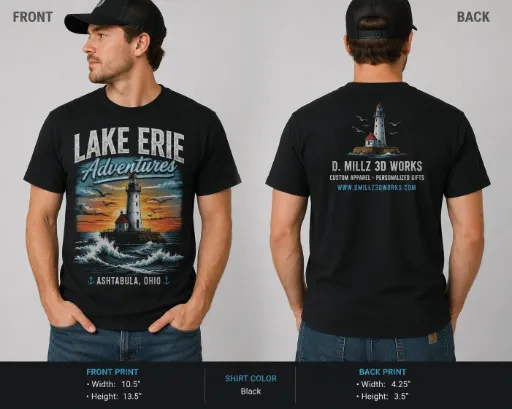Adult Custom Two-Sided T-Shirt